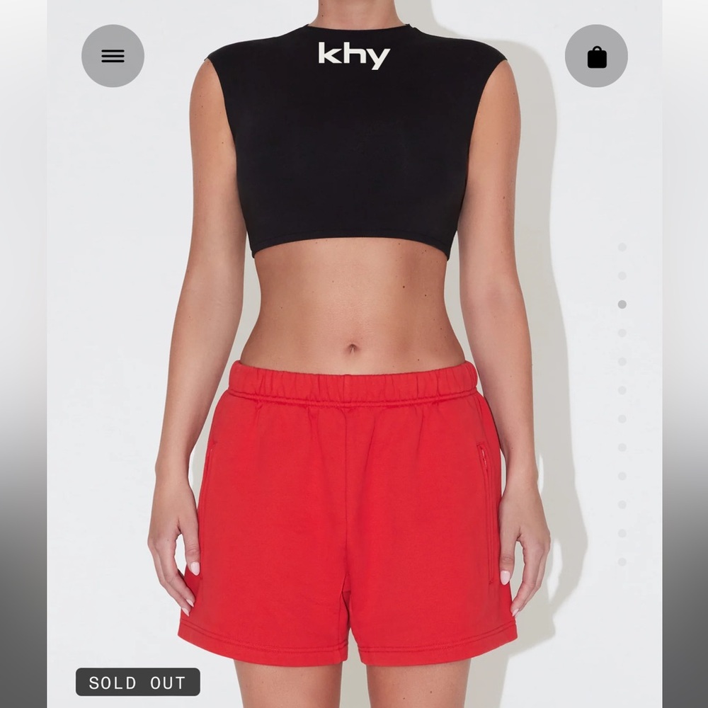 NWT Khy Fleece Shorts